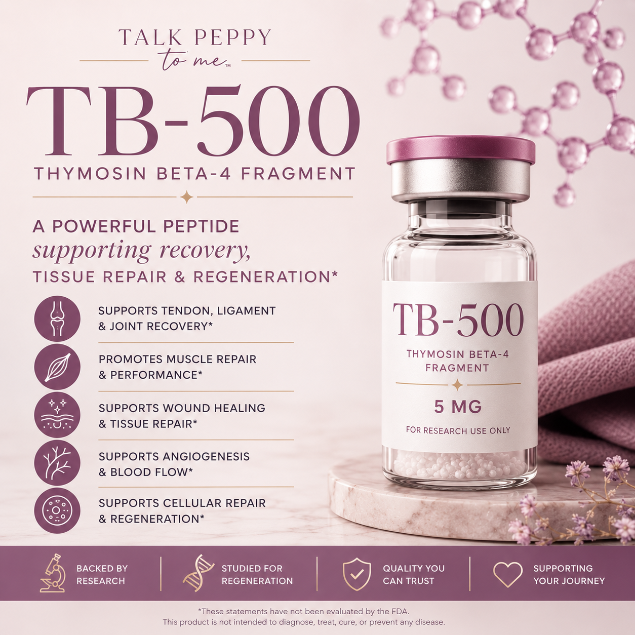 Everything You Need to Know About TB-500: Benefits, Research, Safety & What the Recent FDA Vote Means (2026 Guide)